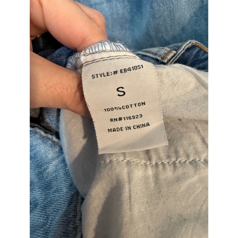 Easel Patchwork Bell Bottom Jeans Boho Flare Deni… - image 10